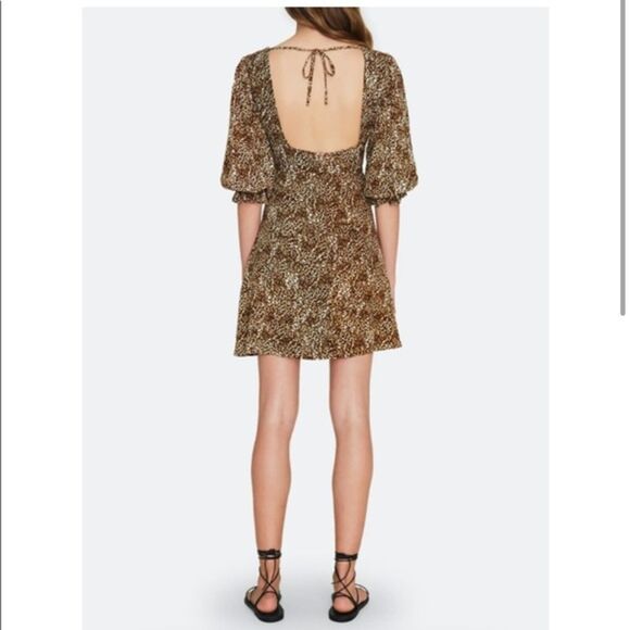 Faithfull the Brand Fontane Mini Dress Charlie Leopard - Picture 7 of 7